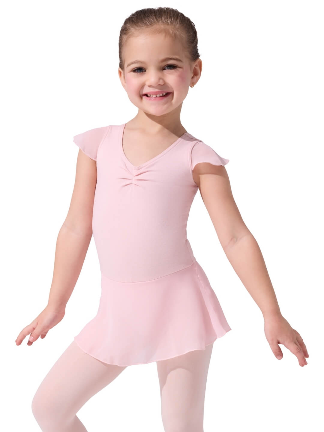 Flutter Sleeve Dress - Girls -(11305C)