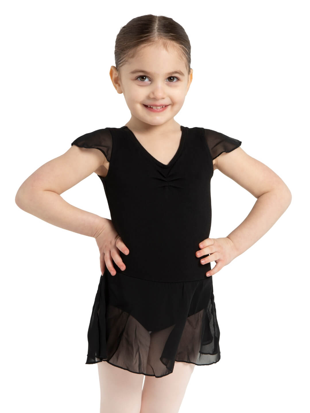 Flutter Sleeve Dress - Girls -(11305C)