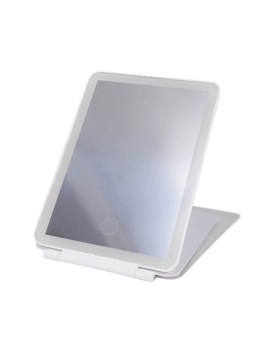 Glow & Go Travel LED Mirror in White (BH1734)